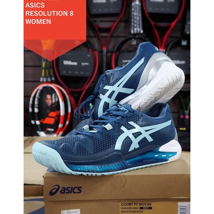Terbaik Sepatu Tenis Tennis Asics Resolution 8 Indigo Blue 2022 Women Original 100% Ori