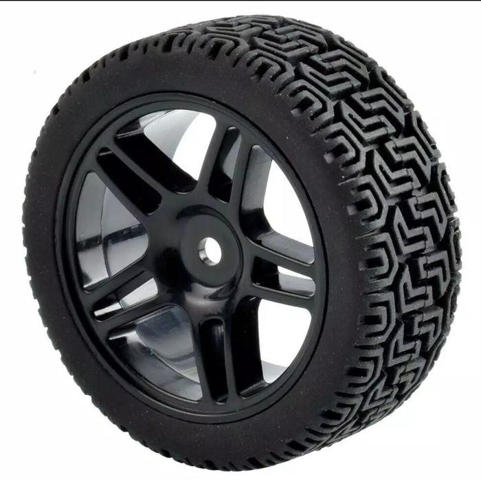Stok Baru 1pcs velg + ban onroad rally RC 1/10 ZD wltoys 144001 HSP remo vortex