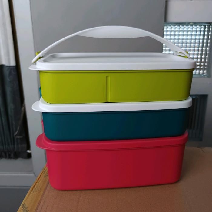 Ctg Deep & Bestie Tupperware/ Rantang 3 Susun Tupperware