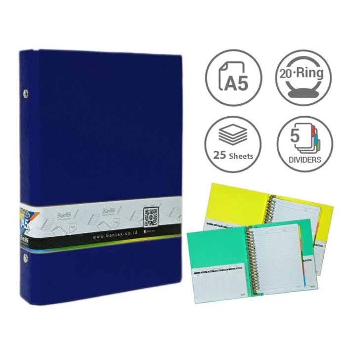 

Bantex Binder Note A5 20 Ring