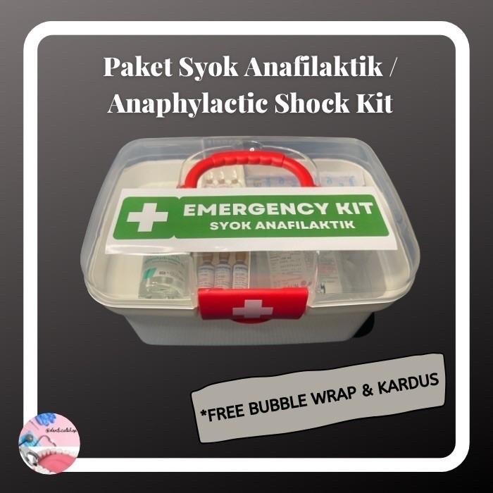 Ready Paket Syok Anafilaktik Anafilaksis Anaphylactic Anaphylaxis Kit