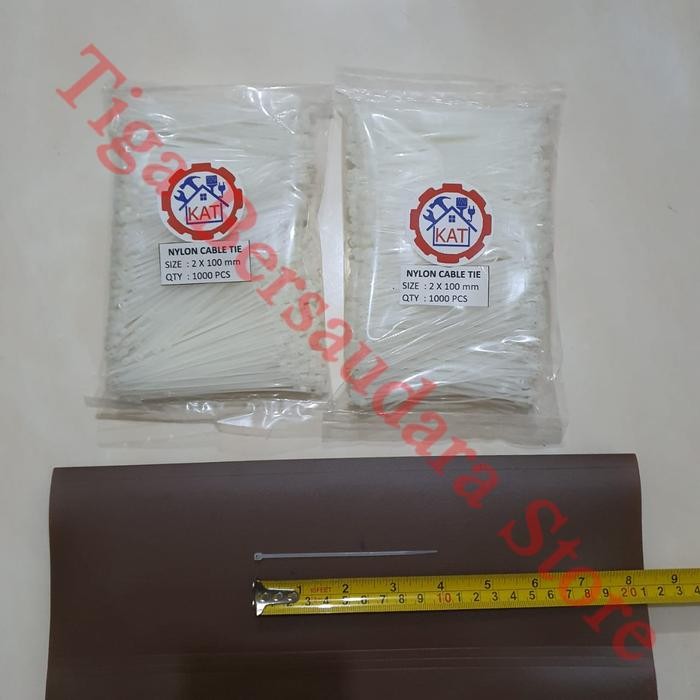 

OJ Kabel ties 10 cm/ 2 x 100 mm/ cable tie / pengikat tis isi 1000 pcs