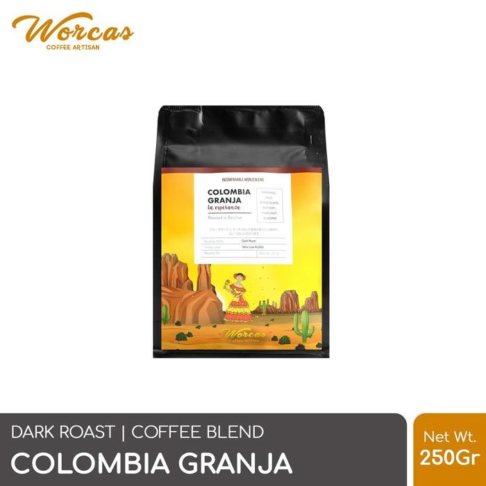 

Pilihan- Worcas Special Blend Colombia Granja La Esperanza 250 Gram Dark Roast