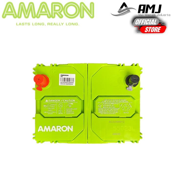 Amaron Go Aki Mobil Mitsubishi Outlander 55D23L - 60Ah Aki Kering