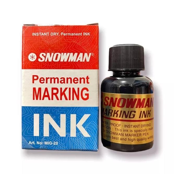 

New REFILL / ISI TINTA SPIDOL PERMANENT MARKING SNOWMAN / TINTA PERMANEN