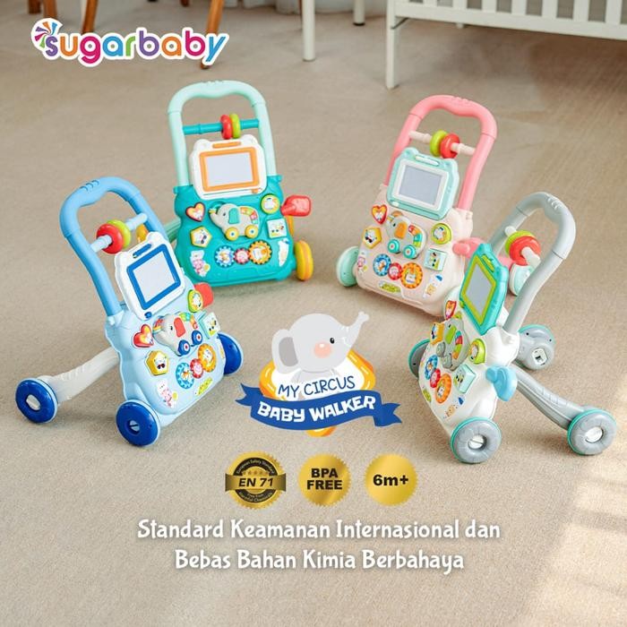 Pilihan- Moms_ Sugarbaby Mycircus Walker Activity Walker Push Walker Sugarbaby Little Zoo /