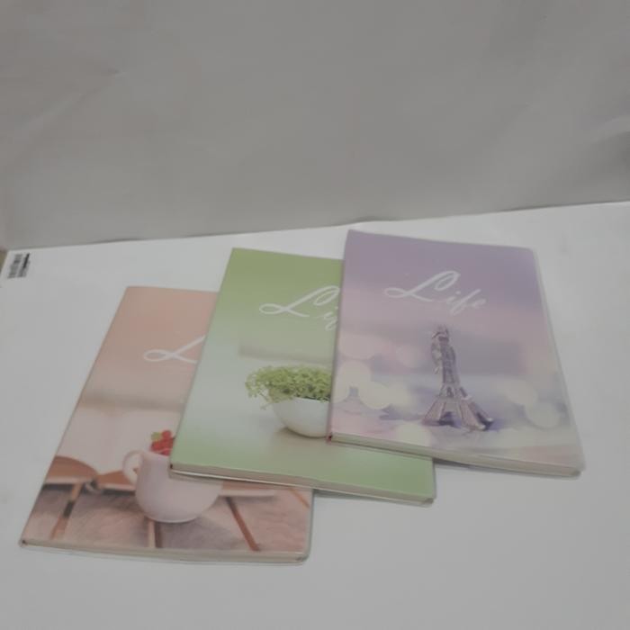 

buku notebook a5/diary motif buah/bloknote a5/buku seminar a5/notes