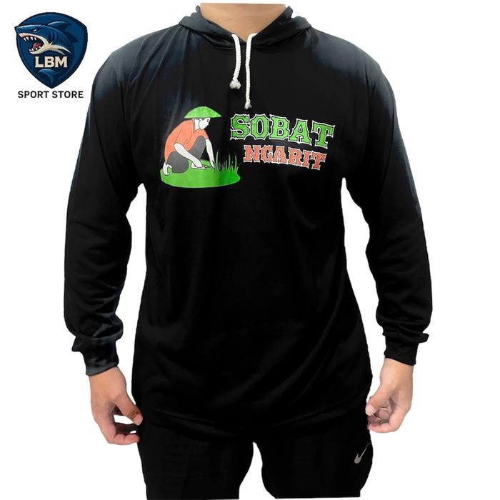 Victor Badminton - Kaos Mancing Kata Kataa Lucu Baju Mancing Tulisan Tangan Panjang Uniseks