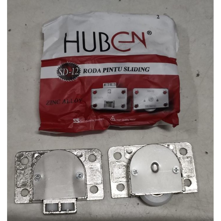 RODA PINTU LEMARI SLIDING HUBEN SD12 RODA PINTU GESER HUBEN SD-12