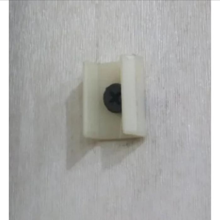 10 Pcs Spare Part Folding Door PVC Klip Clip Pengait Pintu Lipat PVC