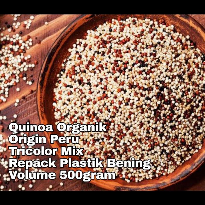 

Quinoa 500gram Tricolor Organik Diet Fiber