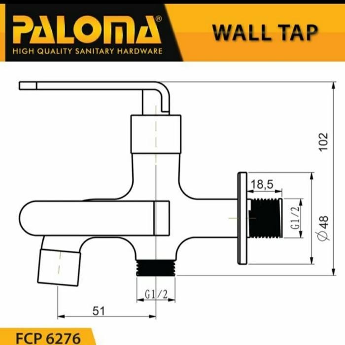 Terhemat Fcp 6276 (Neptune 1/2 Two-Way Tap 6276 Chrome) Terlariss 