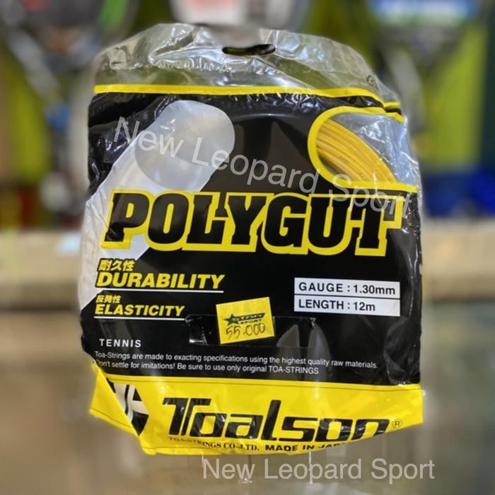 Terlaris Senar Raket Tennis Toalson Polygut 1.30 Mm / Senar Raket Tenis