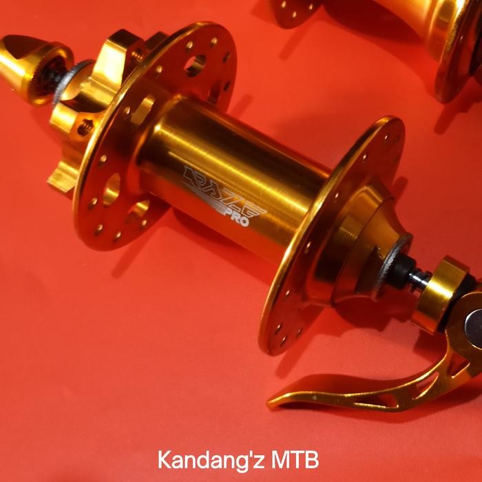 HUB DEPAN 28 HOLE BEARING QR 100MM