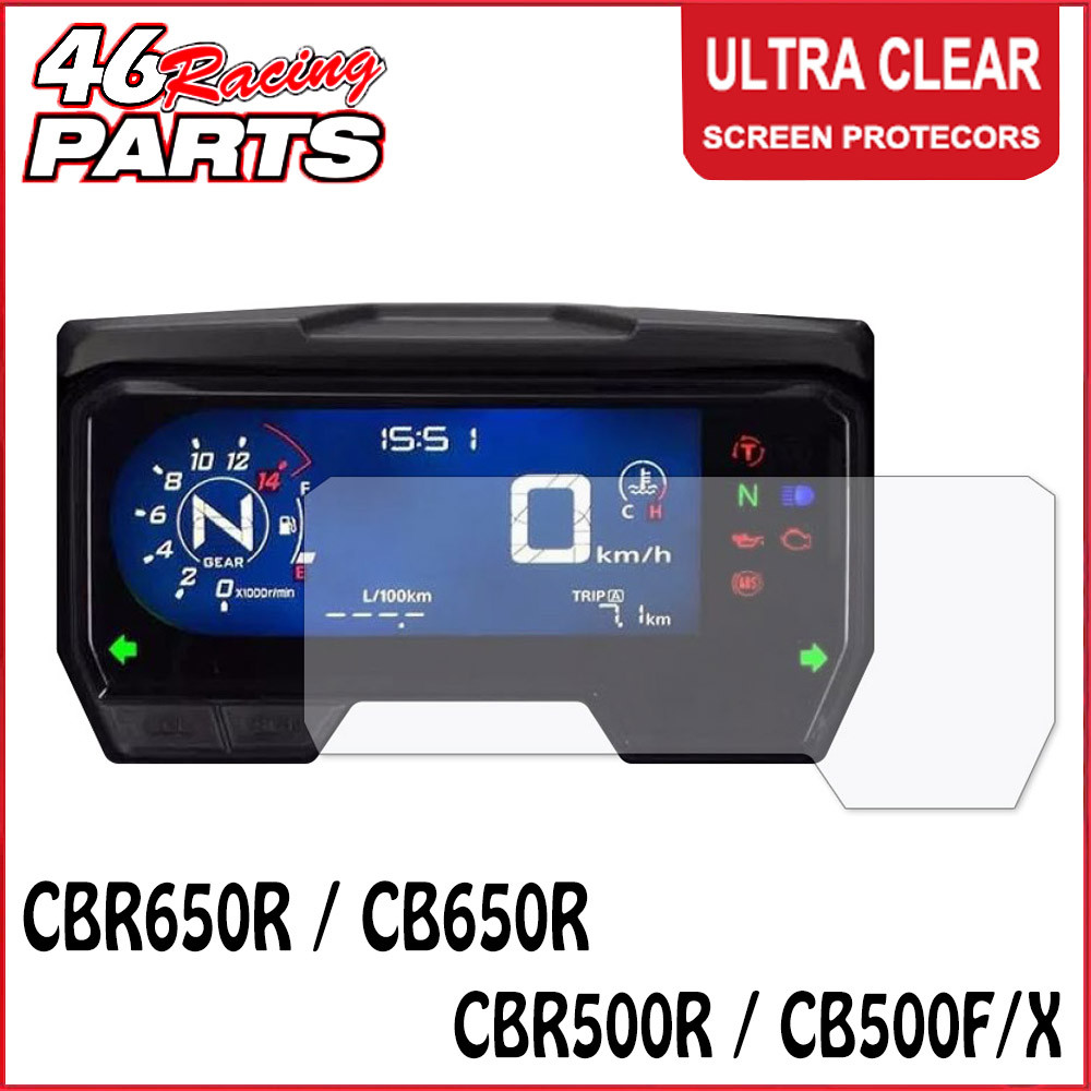 CBR/CB 650R CB 500R/500X/500F Cluster Scratch Screen Protection Film For Honda CBR650R CB650R CBR500