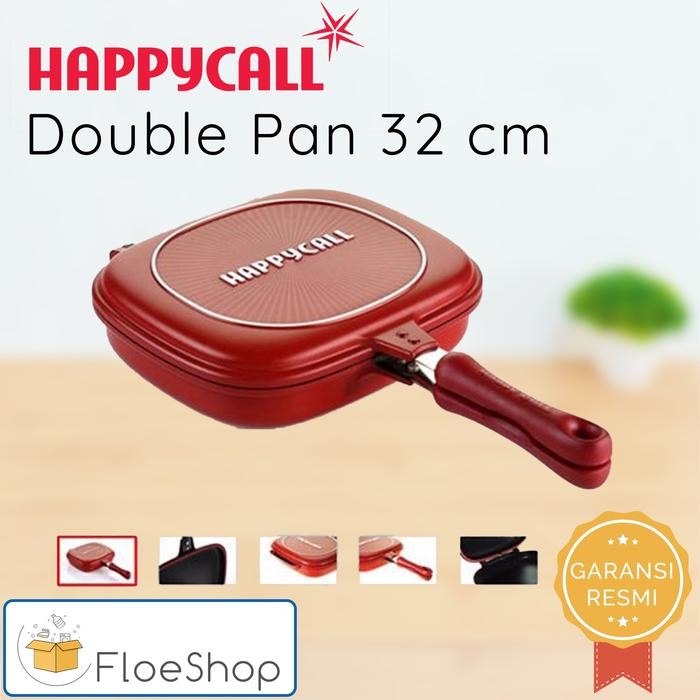 Terbaik Happycall Double Pan 32Cm 100% Ori