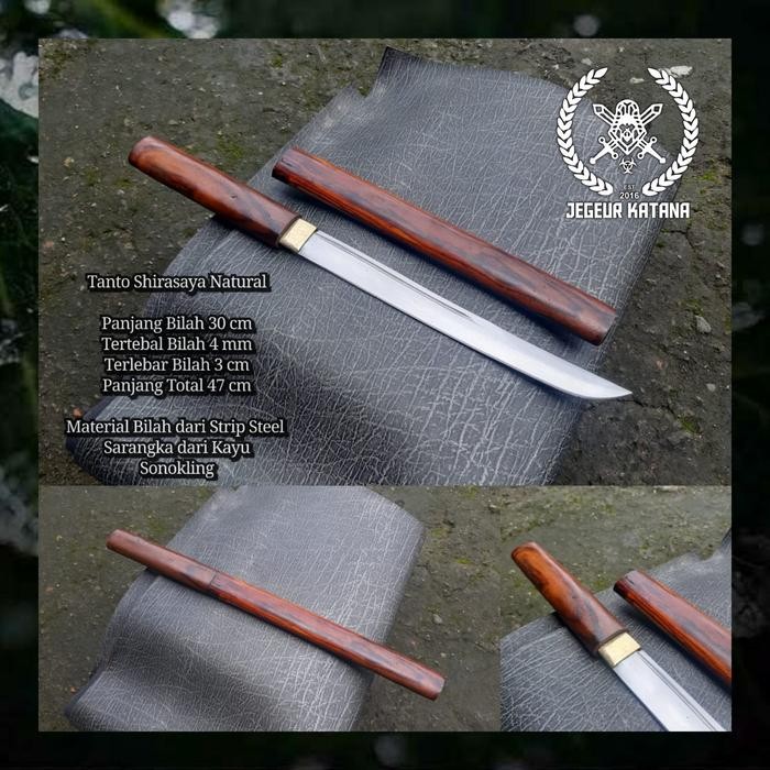 Terlaris Tanto Shirasaya Natural