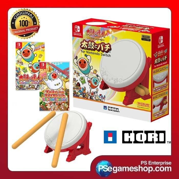 Switch HORI Taiko Drum Controller + Game Taiko