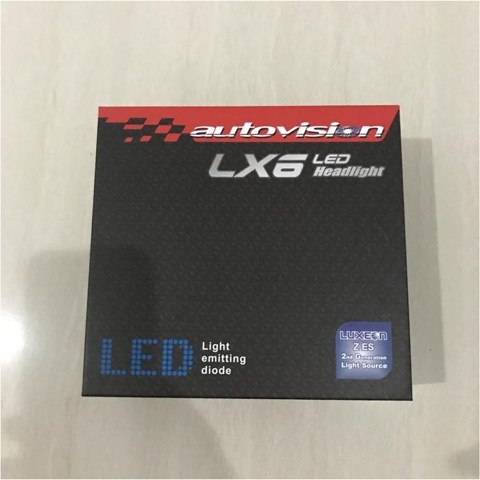 207h- Led H7 Autovision Lx6 6000K Garansi 1 Tahun