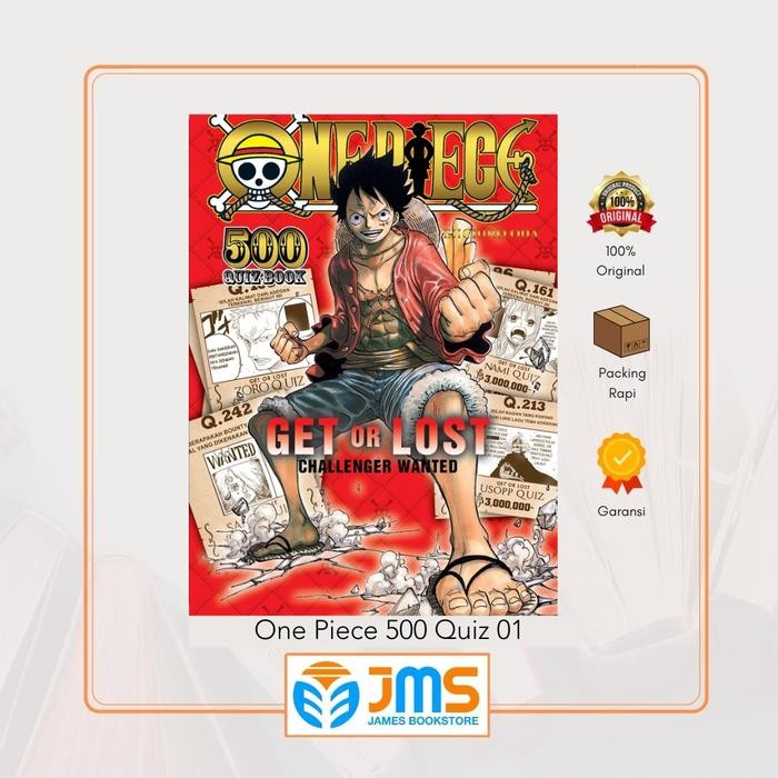 Buku Komik Manga Anime One Piece 500 Quiz 01