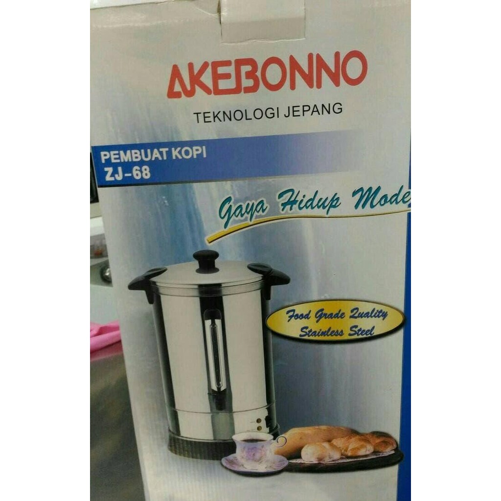 Akebonno Coffeemaker Zj 68 / Zj68 Tempat Kopi Teh Panas Stainless