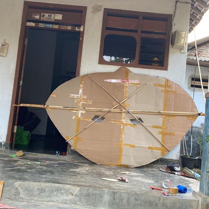 Pegon Ceper Motif Meteor Jatuh Penuh Rembulan ukuan 2.5m Dewasa Asli