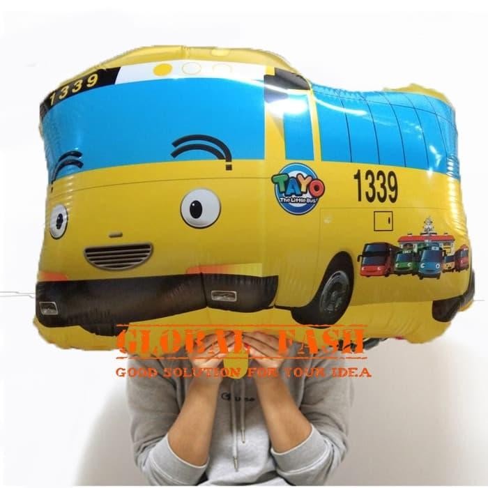 BALON TAYO KUNING / BALON FOIL TAYO / BALON KARAKTER TAYO MURAH