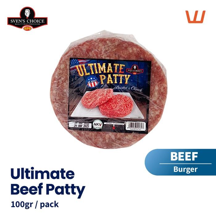 Instanbisa- Beef Patties Sven'S Choice Ultimate Us Beef Patty 100G Frozen