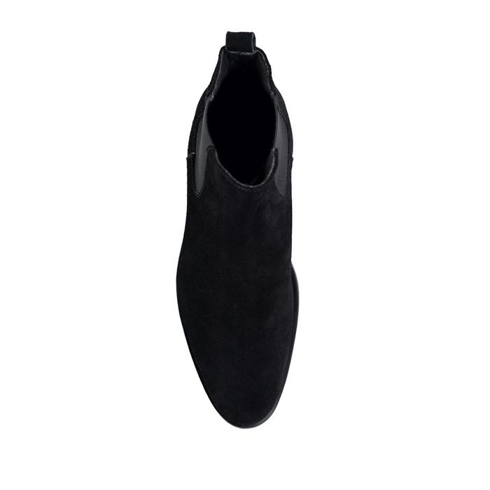 fwxh-Prabu - Sepatu Kulit Chelsea Boots Pria Ashtabrata 2.0 Suede Black Shoes Hitam