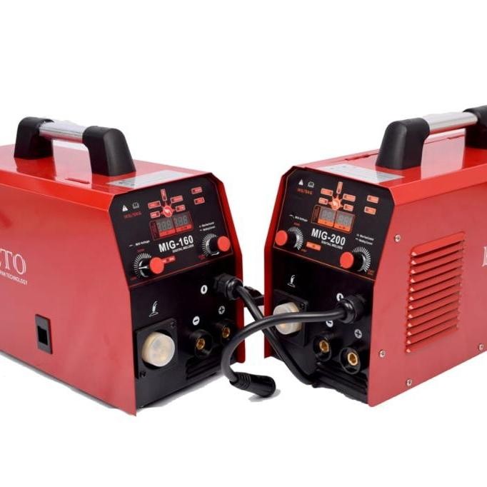 New Pazto Mesin Las Mig 200 A 5 Kg Co2 Tanpa Gas Welding Gasless Japan Terlariss 