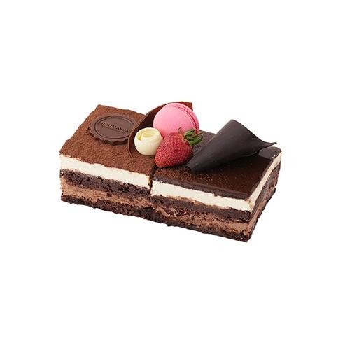 TerEnakPolll- Chocolate Twin Signature Small Rectangle Kue Ulang Tahun Rasa Dengan Pilihan 2 Rasa