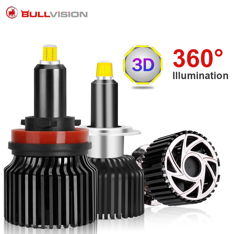 H1 H7 LED Canbus 3D 360 H11 30000LM HB3 HB4 9012 HIR2 Led 9006 9005