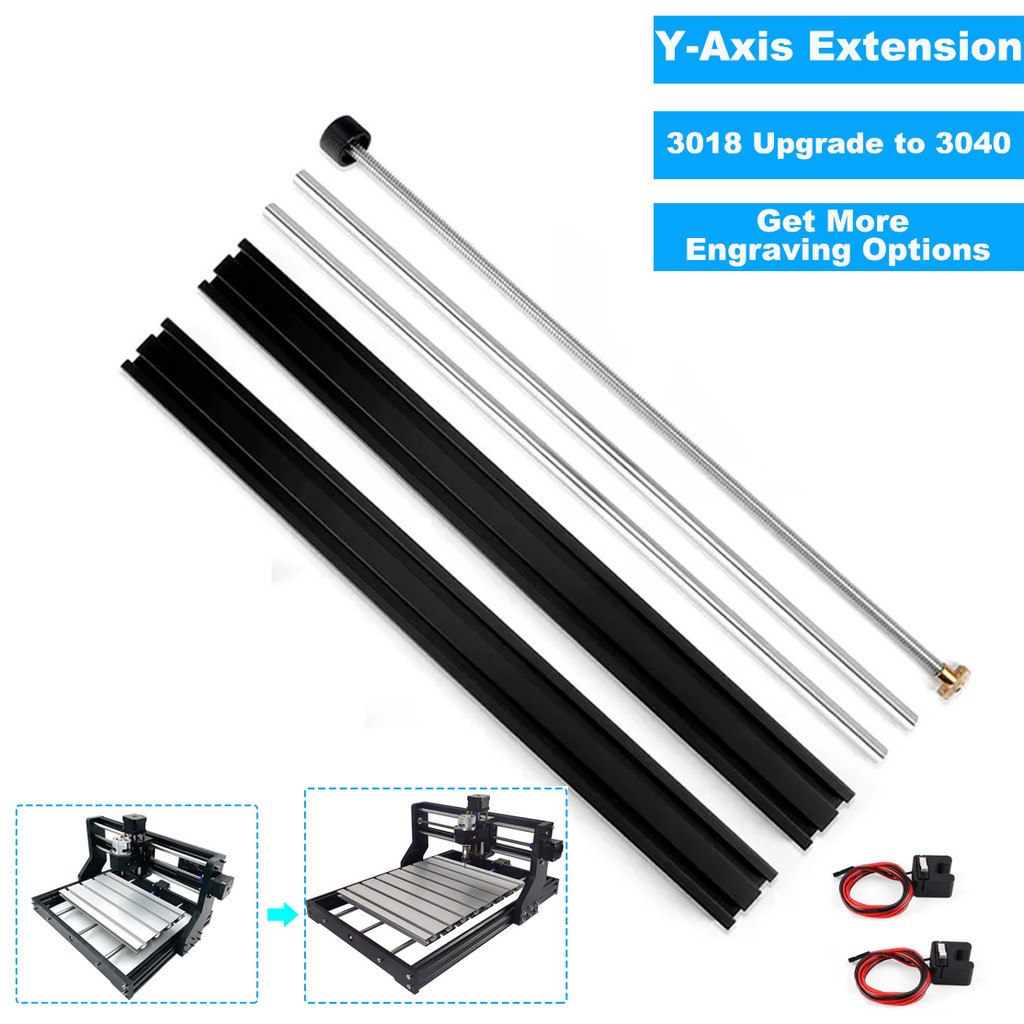 3018 Pro Extension Kit Compatible with 3018 Pro Engraving Milling Machine 3018 to 3040 Extension Kit