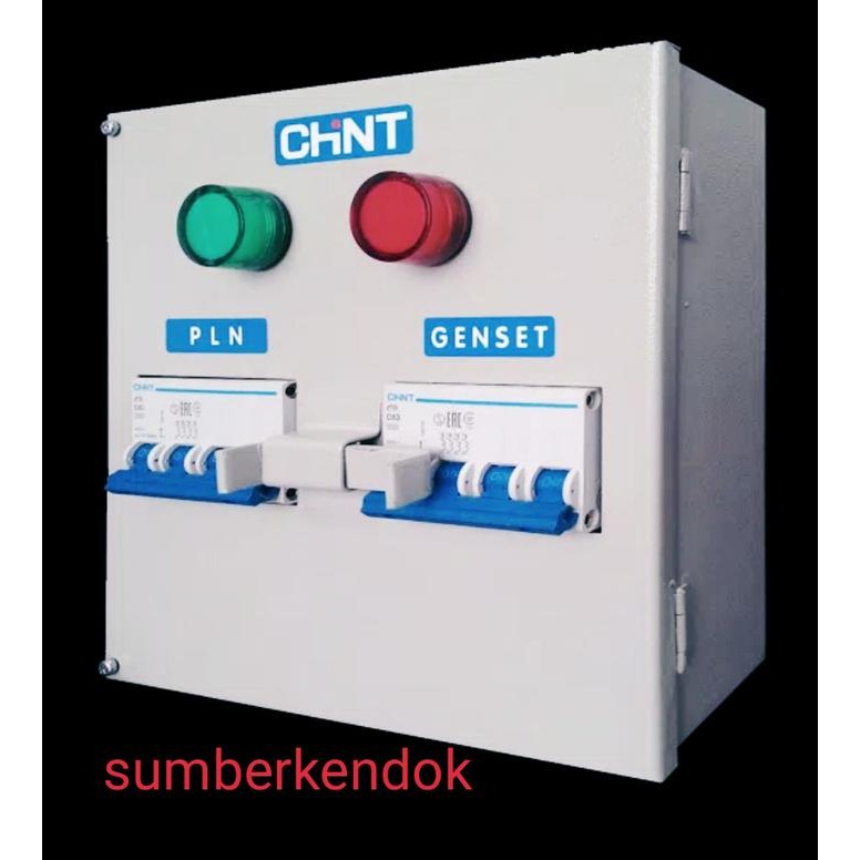 Paling Baik Chint Panel Interlock 4P 63A Switch Pln - Genset Ohm Saklar Cos 1-0-2 Terlariss 