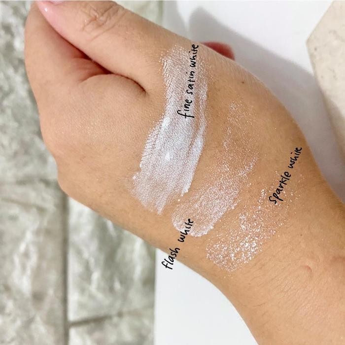 r1tf- White Colored Edible Glitter 1 Gr - Glitter Dekorasi Makanan Minuman