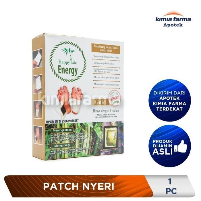 qja4- Happy Life Energy Gold Foot Patch / Koyo Kaki / Kimia Farma