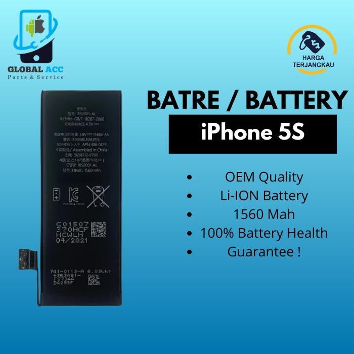 Original Baterai Battery Batre iPhone 5 / 5s / 5c Original 100% Tepercaya