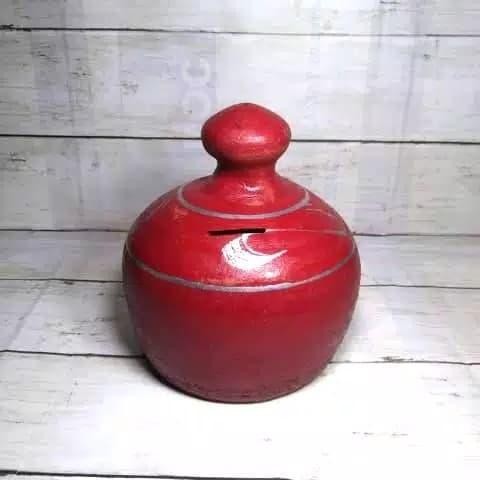 4psy- Celengan Kendi Tradisional Celengan Kendi Tanah Liat Medium