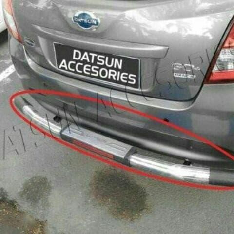 Murah Rear Bar Belakang Pengaman Bemper Besi Stanlist Datsun Go Plus Panca Terlariss 