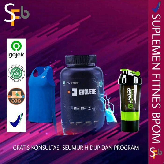 ORIGINAL  evolene evoboost 60 caps evoboost by evolene Bar