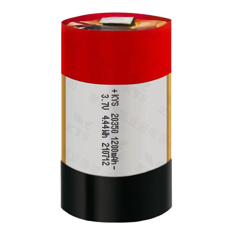 20350 3.7V 1200mah21350 8A discharge polymer soft wrapped cylindrical lithium battery high power air