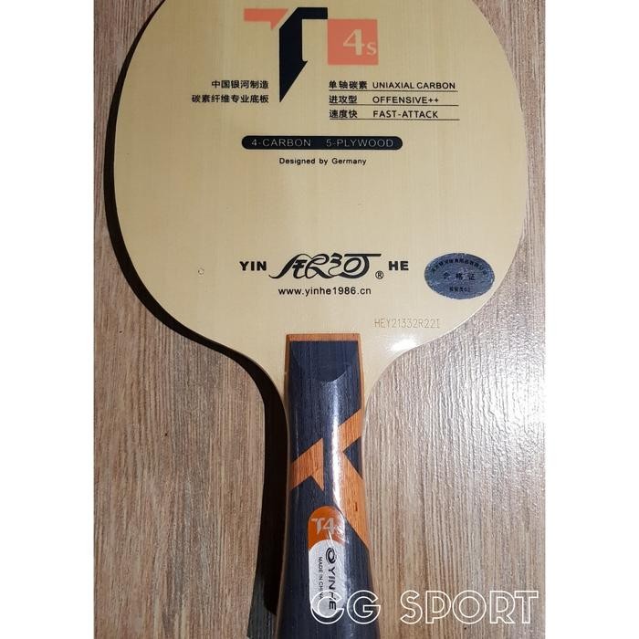 beg0- Kayu Pingpong Yinhe T4S Carbon Blade Yinhe T-4S