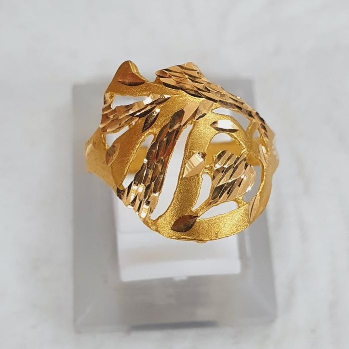 cincin model krawangan cukit var love mekah emas 875 87.5 % 87.5% 21k