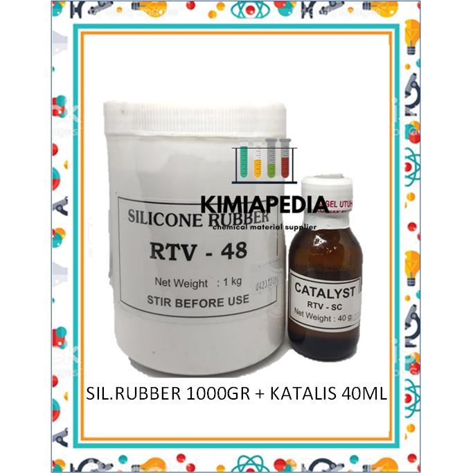 BisaDiantar- Cetakan Silikon Karet / Silicon / Silicone Rubber Rtv48 Rtv - 48 1Kg