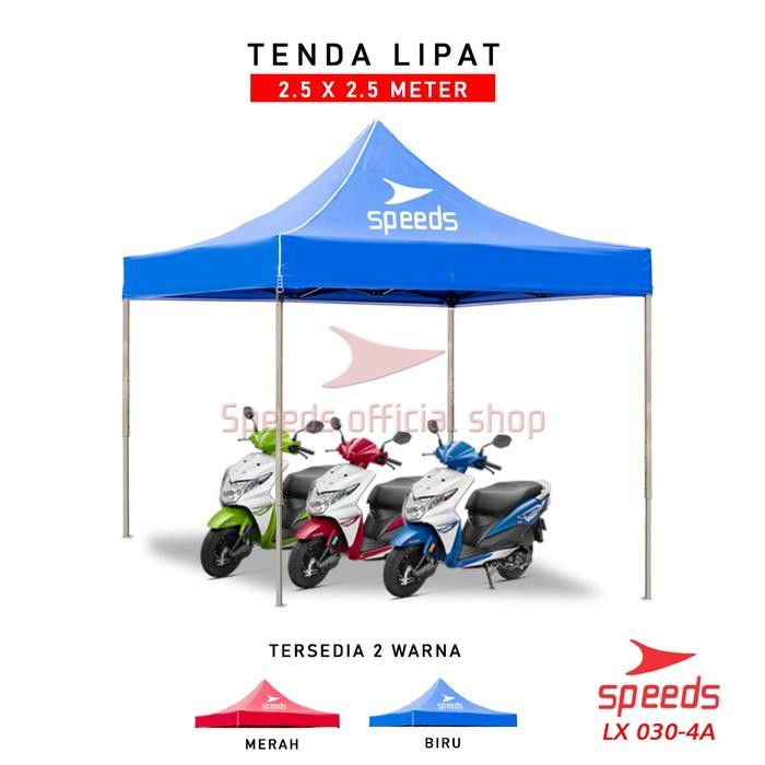MURAH SPEEDS Tenda Lipat 2.5 x 2.5M (16KG)Tenda Bazar Pameran Tenda Jualan Camping Outdoor Tenda