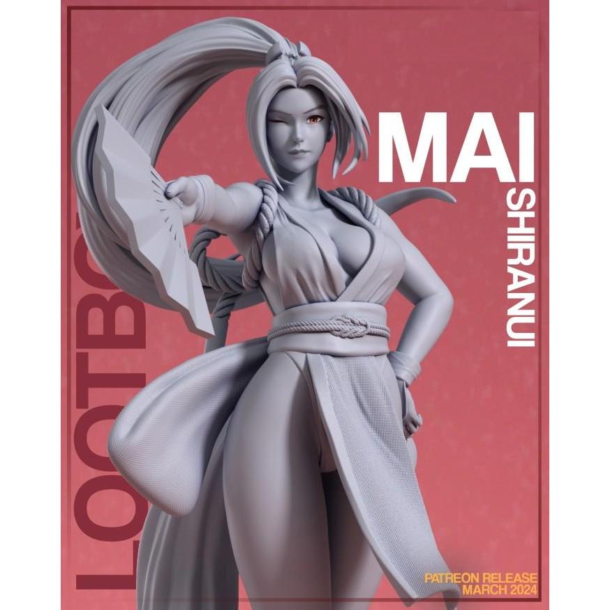 HOT SALE MAI SHIRANUI FANART RESIN KIT FIGURE TERMURAH