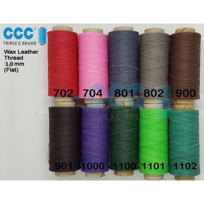 Wax Leather Thread Benang lilin 1.0 mm FLAT