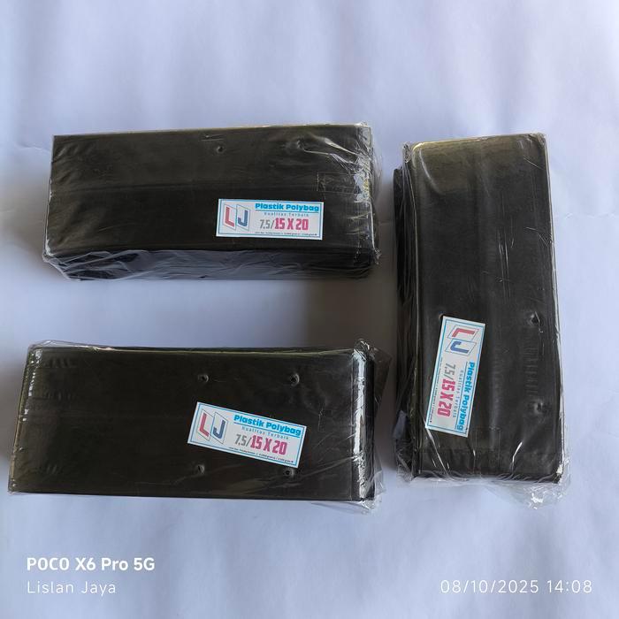 Zumi_Zumi07 Plastik Polybag Tanaman Ukuran 15An Polybag Ukuran 15X15 Polybag Ukuran 15X20