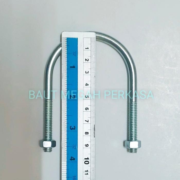 NEW U Bolt 2 inch / Klem Paralon / Klem Pipa
