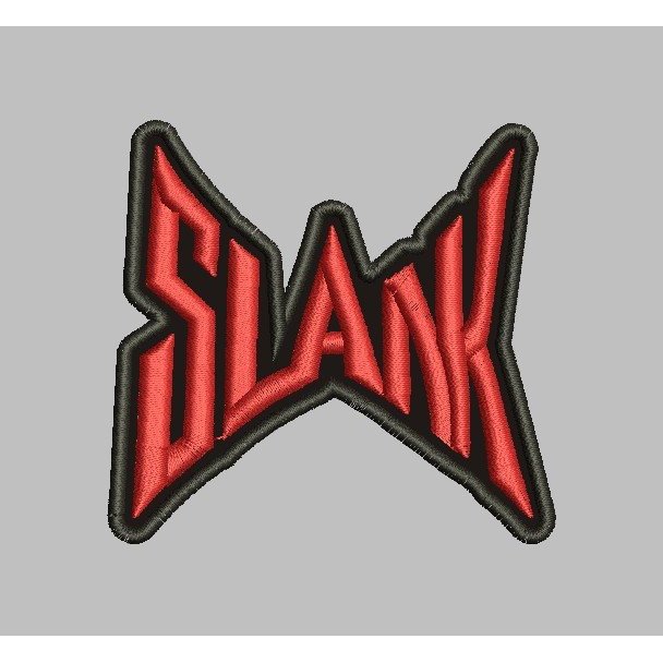 HD-R44 PATCH LOGO SLANK MERAH V2  BORDIR AKSESORIS BET/EMBLEM
